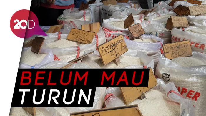 H+5 Lebaran, Harga Beras Belum turun
