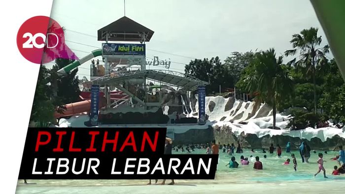 Serunya Basahan-Basahan Saat Libur Lebaran di TMII!