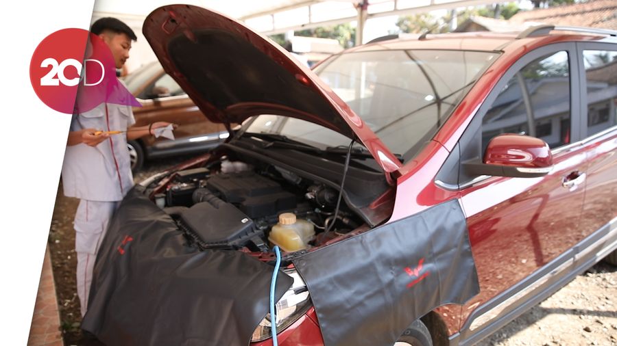 Posko Siaga Wuling Siap Layani Pemudik di Nagreg