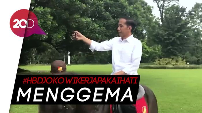 Banjir Ucapan Selamat Ulang Tahun untuk Presiden Jokowi