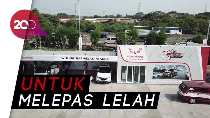 Nyaman Banget Posko Mudik Wuling di Cikampek KM 57