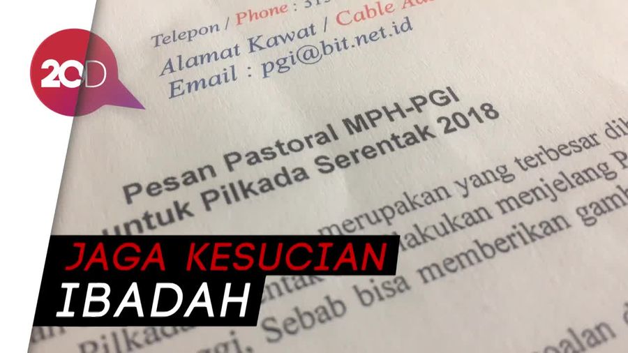 PGI: Jangan Jadikan Gereja Arena Kampanye