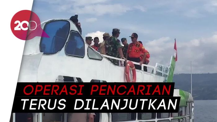 Panglima-Kapolri Tinjau Lokasi Tenggelamnya KM Sinar Bangun