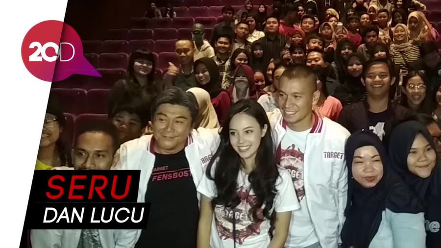 Keseruan Nonton Film Target Bareng Para Pemain