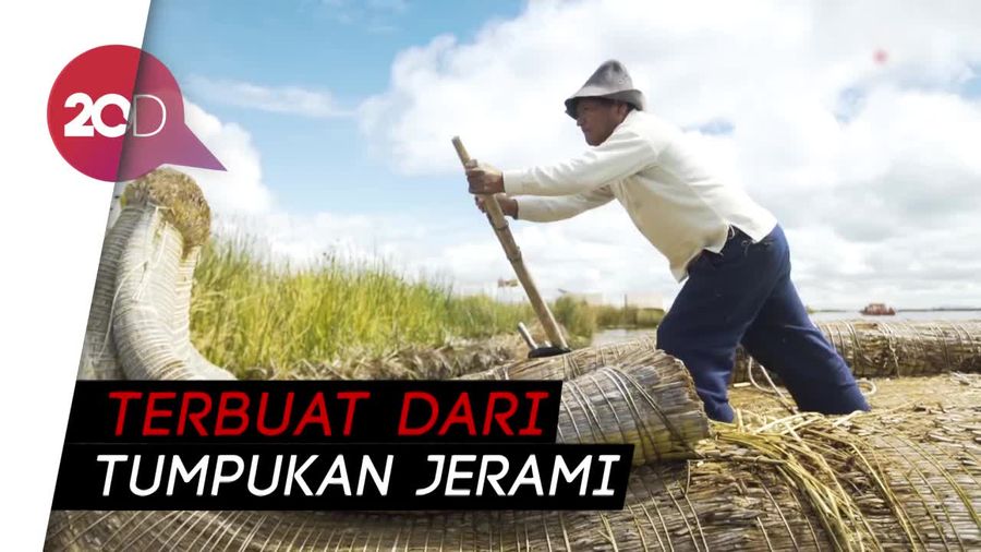 Uniknya Desa Terapung di Atas Danau Titicaca