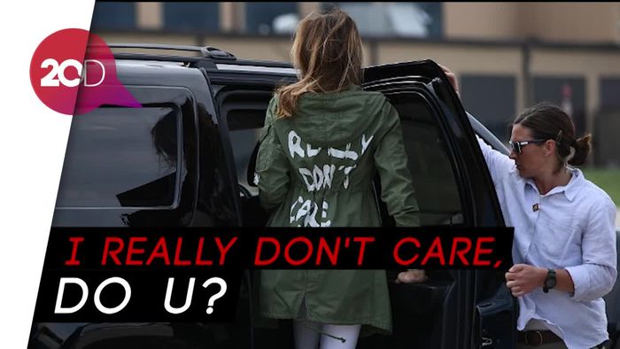 Jaket Melania Trump Tuai Kontroversi Netizen