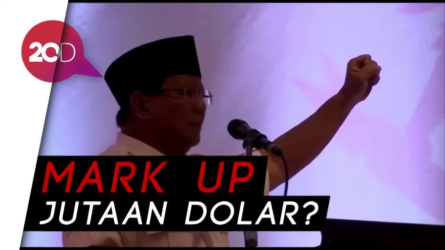 Ini Pidato Prabowo yang Tuding Ada Mark Up di Proyek LRT