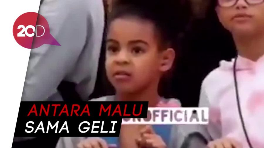 Ekspresi Blue Ivy Lihat Video Seksi Beyonce dan Jay-Z