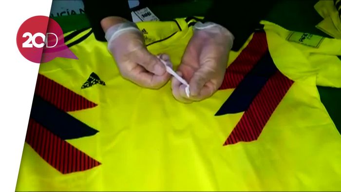 Polisi Sita Jersey Kolombia yang Dicampur Kokain
