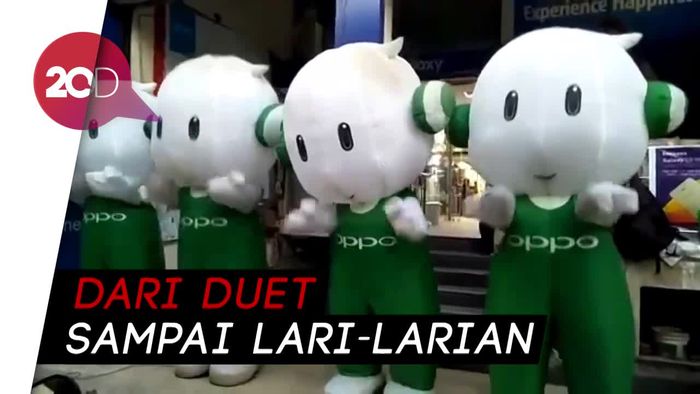 Ngakak! Intip Gaya Kocak Maskot Produk HP Ini 