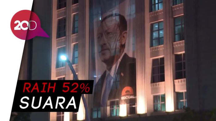 Kegembiraan Warga Turki Sambut Kemenangan Erdogan