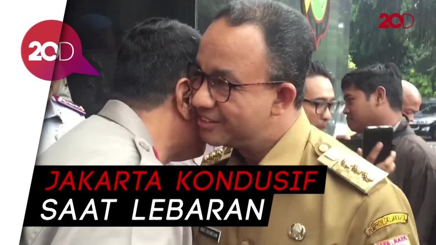 Anies Apresiasi Polda Metro, Sukses Amankan Jakarta saat Lebaran