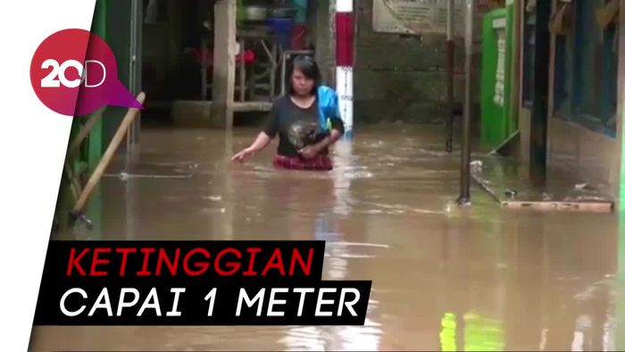 Belum Lama Surut, Permukiman Warga Kebon Pala Kebanjiran Lagi