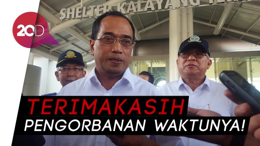 Apresiasi Menhub untuk Petugas Posko Mudik