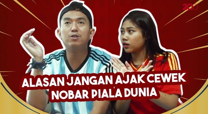 Ini Alasan Jangan Ngajak Cewek Nobar Piala Dunia
