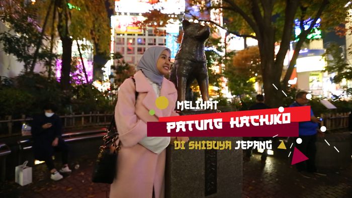 Meriahnya Suasana Malam di Shibuya Jepang