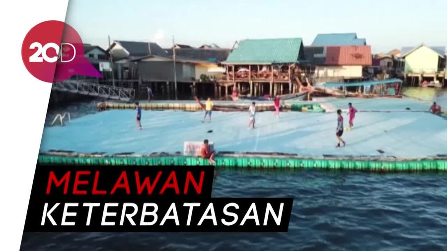 Lapangan Terapung di Thailand Terinspirasi Peternakan Ikan
