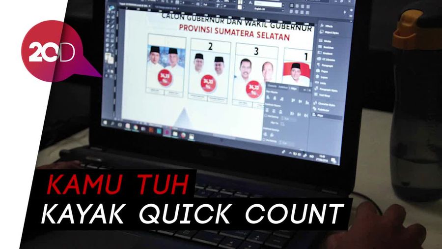 Guyon Bareng Netizen Sambil Pantau Quick Count