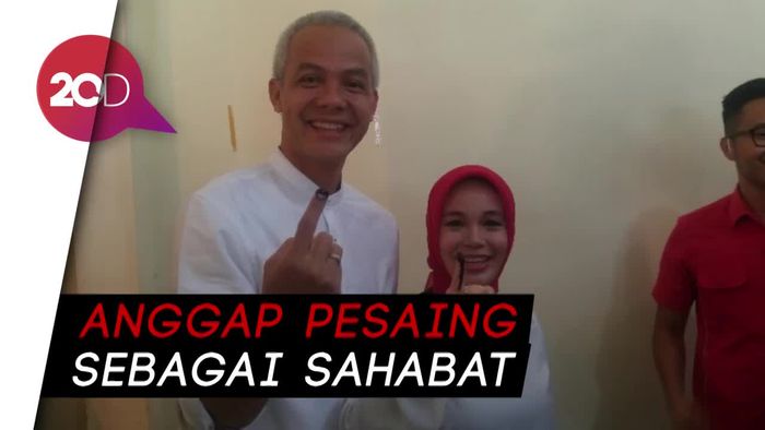 Ganjar Minta Maaf ke Sudirman & Ida Usai Nyoblos