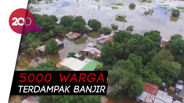 Hujan Lebat, Ratusan Rumah di Kolombia Terendam Banjir