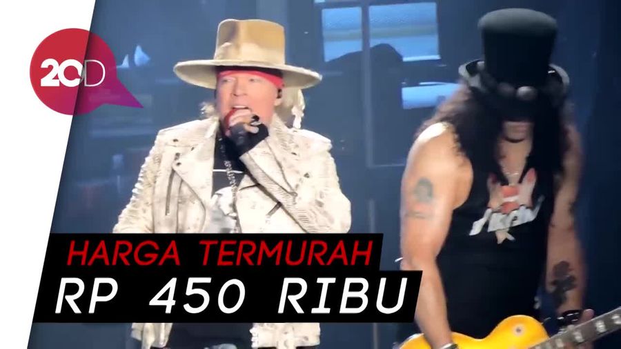 Yuhu! Tiket Reguler Guns N Roses Dijual Besok