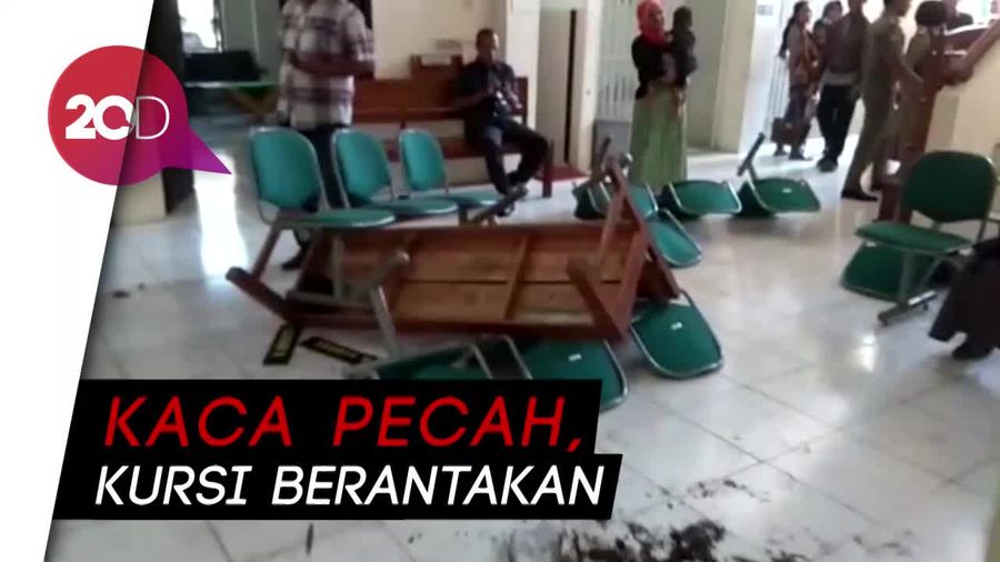 Massa Ormas Mengamuk di PN Bantul, Rusak Fasilitas Pengadilan
