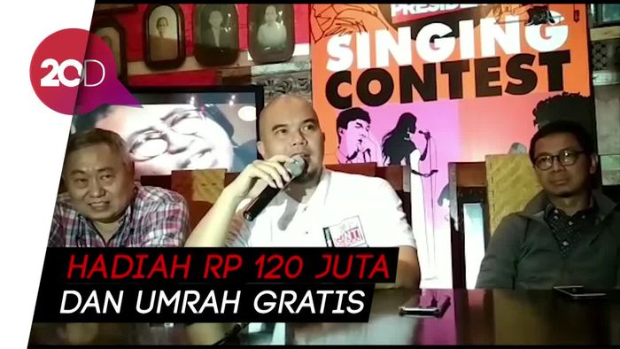 Ahmad Dhani Gelar Kontes Nyanyi #2019GantiPresiden