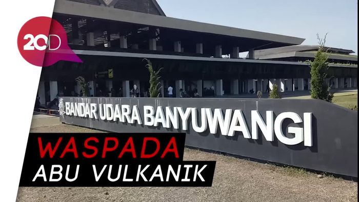 5 Penerbangan di Banyuwangi Dibatalkan Akibat Erupsi Gn. Agung