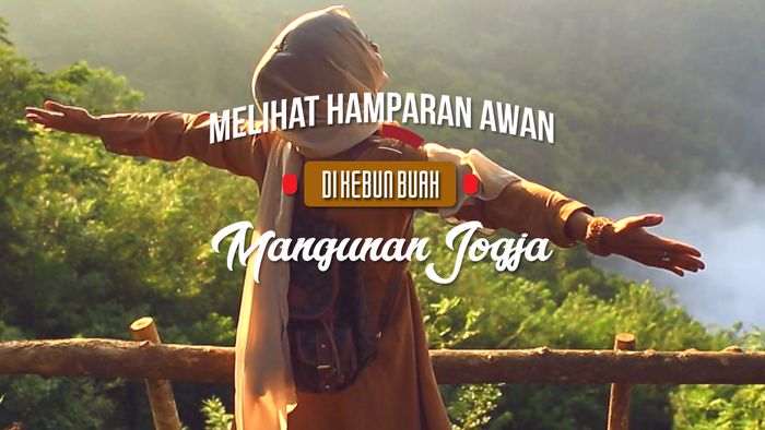 Melihat Hamparan Awan di Kebun Buah Mangunan Yogya