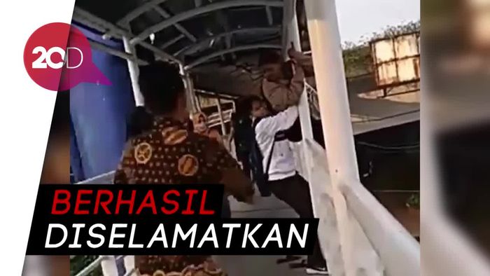 Bertengkar dengan Suami, Bumil ini Nekat Bunuh Diri di JPO