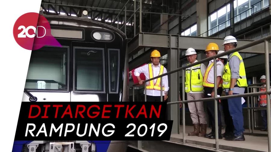Menhub Tinjau Progres MRT yang Telah Mencapai 94%