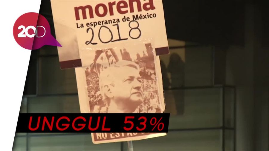 Rayakan Kemenagan Lopez Obrador