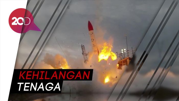Duh! Roket Jepang Ini Meledak Usai Lepas Landas