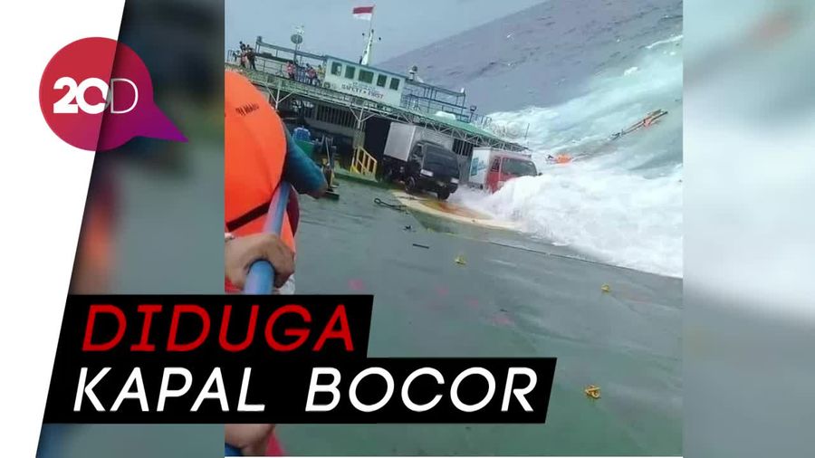 Ngeri! KM Lestari Maju Tenggelam di Laut Selayar