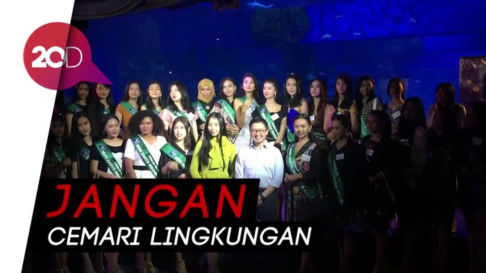 Finalis Miss Earth Indonesia Ajak Milenial Jaga Lingkungan