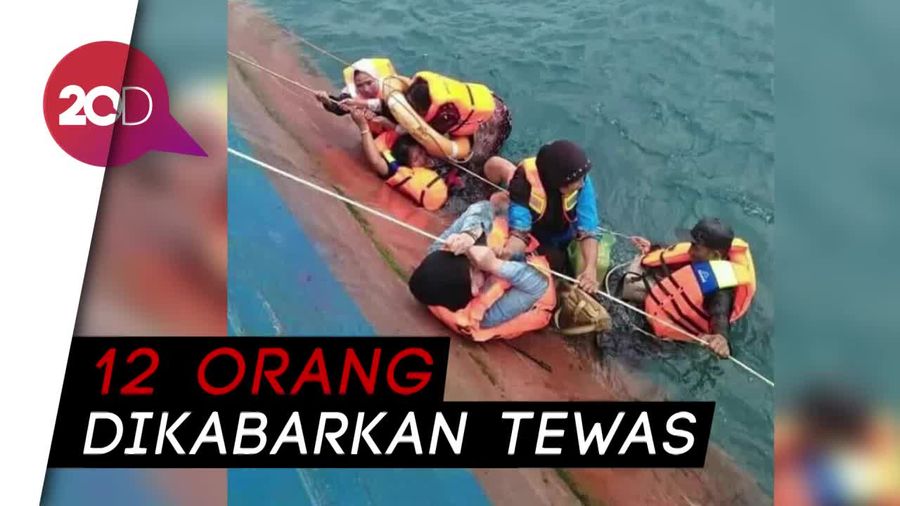 Korban Tewas Kapal KM Lestari Maju Berjumlah 12 Orang