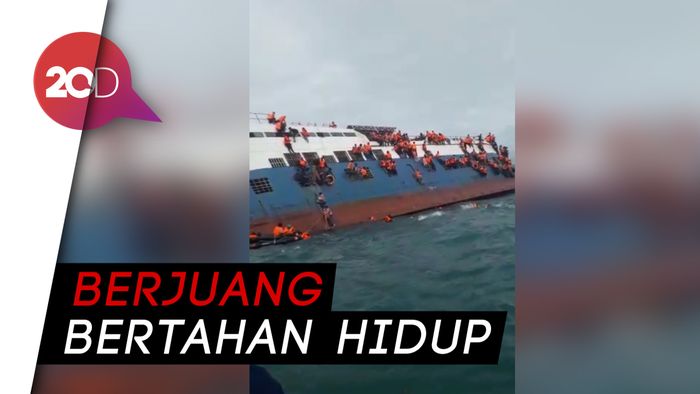 KM Lestari Kandas, Ada Penumpang Bertahan di Atas Perahu Karet