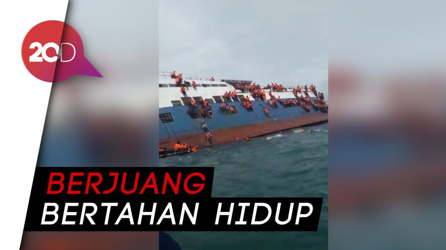 KM Lestari Kandas, Ada Penumpang Bertahan di Atas Perahu Karet