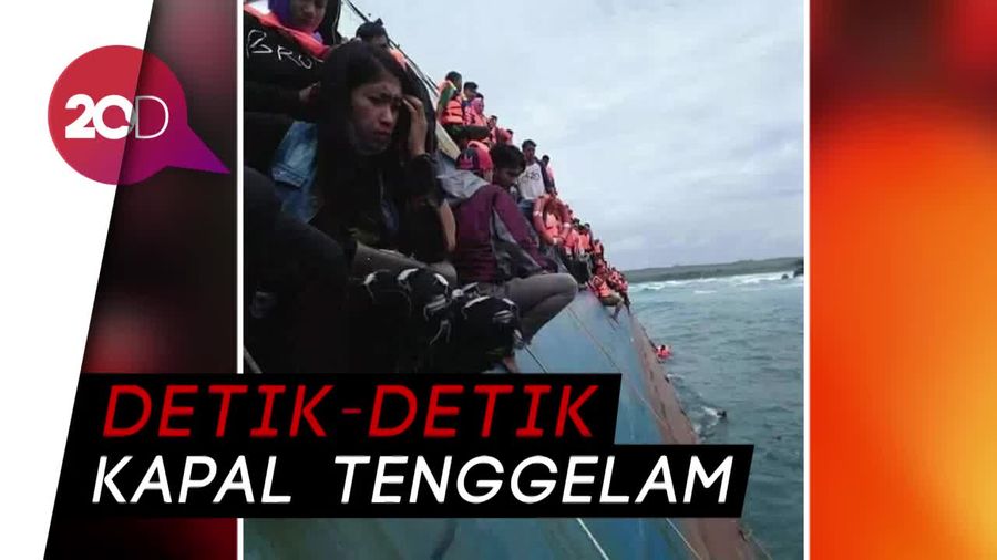Suasana Kepanikan Penumpang saat KM Lestari Maju Tenggelam