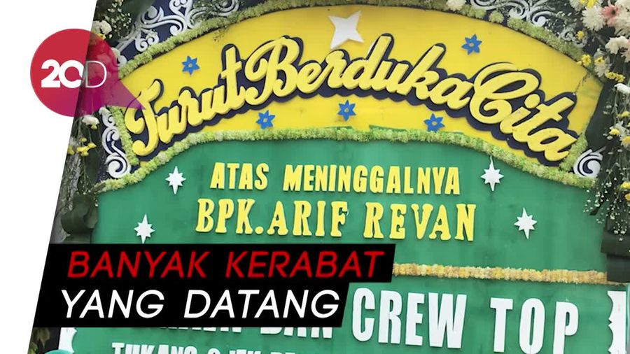 Suasana Rumah Duka Arief Rivan