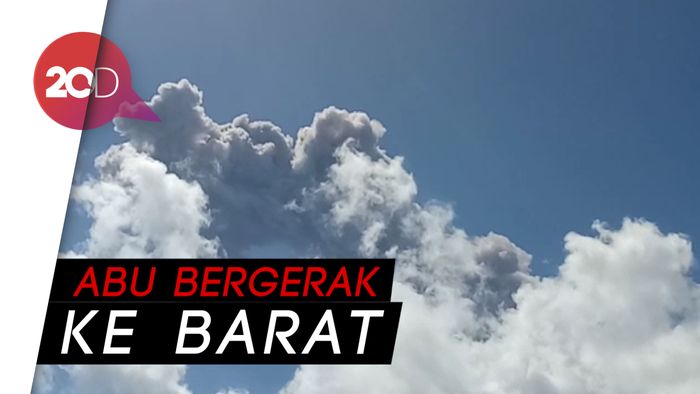 Gn Agung Erupsi Lagi, Lontaran Abu Lebih Tinggi dari Sebelumnya