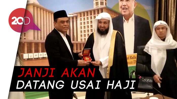 Komjen Syafruddin Sambut Imam Masjidil Haram, Diundang ke Saudi