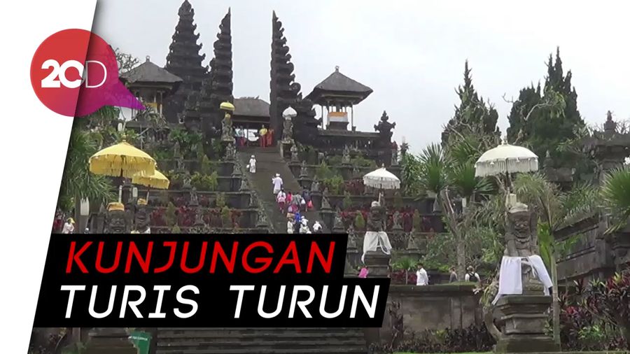 Pura Besakih di Tengah Erupsi Gunung Agung