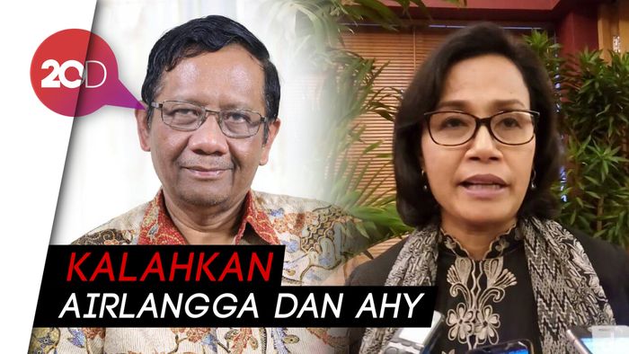 SMRC: Mahfud MD dan Sri Mulyani jadi Cawapres Potensial