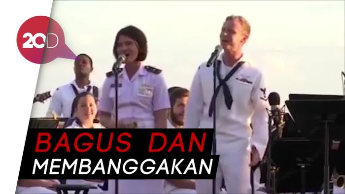 Keren! Lagu Akad Dinyanyikan Tentara RI, AS dan Australia
