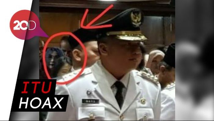 Kata Sandi Soal Foto Penampakan Hantu Wanita saat Pelantikan Wali Kota