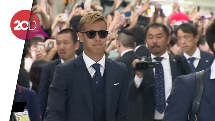 Timnas Jepang Pulang Disambut Bak Pahlawan