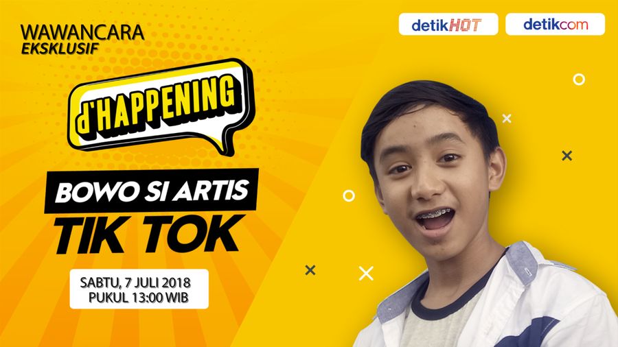Saksikan d’Happening Bowo si Artis Tik Tok 