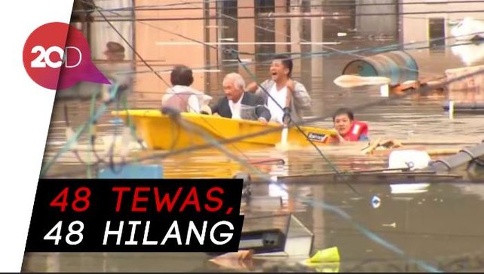 Banjir Bandang di Negeri Sakura Tewaskan 48 Orang