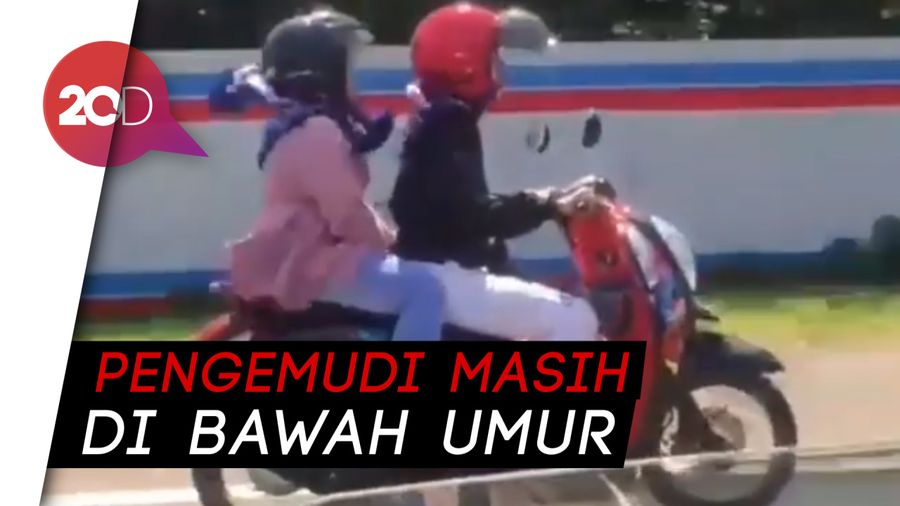 Ngeng! Pemotor Wanita Nyelonong Masuk Tol Padaleunyi